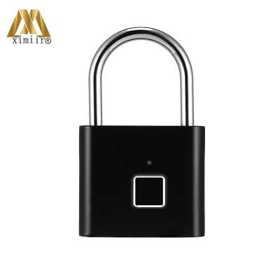 Smart Fingerprint Padlock Fingerprint Lock Safety Door Lock  Portable Small Travel Luggage Suitcase Fingerprint Lock