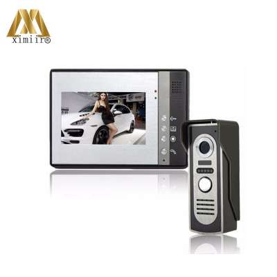 7 inch color ip door phone apartments doorbell ip video intercom system video door phone