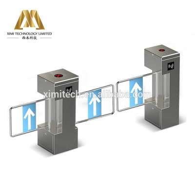 OEM ODM Factory Smart Card RFID Access Control System Swing Flap Turnstile Gate Price