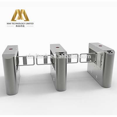 TCP/IP RFID Card Access Control Swing Turnstile Automatic Flap Turnstile Barrier