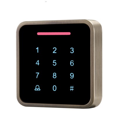 S022 metal case 2000 users standalone 125KHZ ID card 13.56Mhz IC card access control single door access control with night light